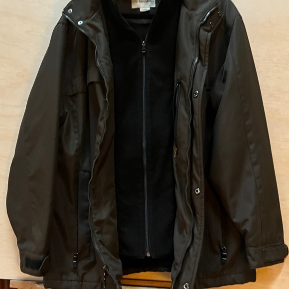 St. John's Bay Men's Dark Brown Performance Jacket - Picture 5 of 5
